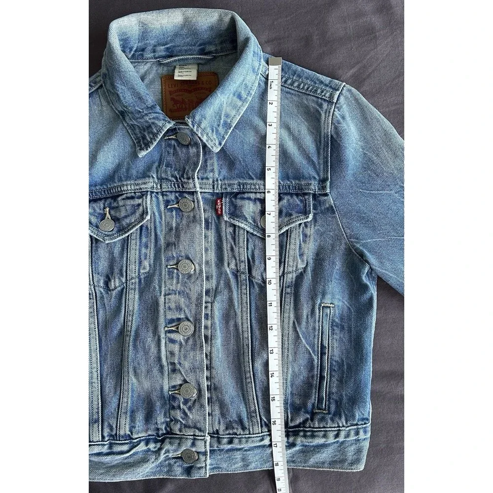 Levi's Kids/Teens Denim Trucker Jacket- Size XS (150cm / 59